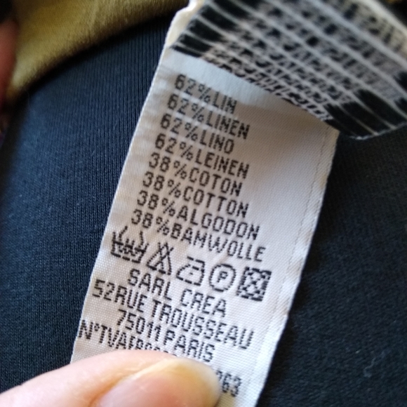 CATY LESCA PARIS linen blend bohemian dress - Picture 16 of 17